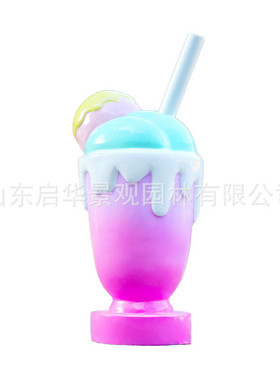 餐饮雕塑定制厂家户外商超网红步行街引流美陈摆件玻璃钢雕塑