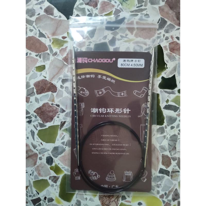 潮钩牌方针，环形针8060cm工具编织，，棒针工具，方针