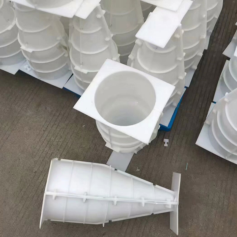 仿木桩塑料模具围栏公路园林里景区水泥栏杆混泥土仿木桩塑料模具