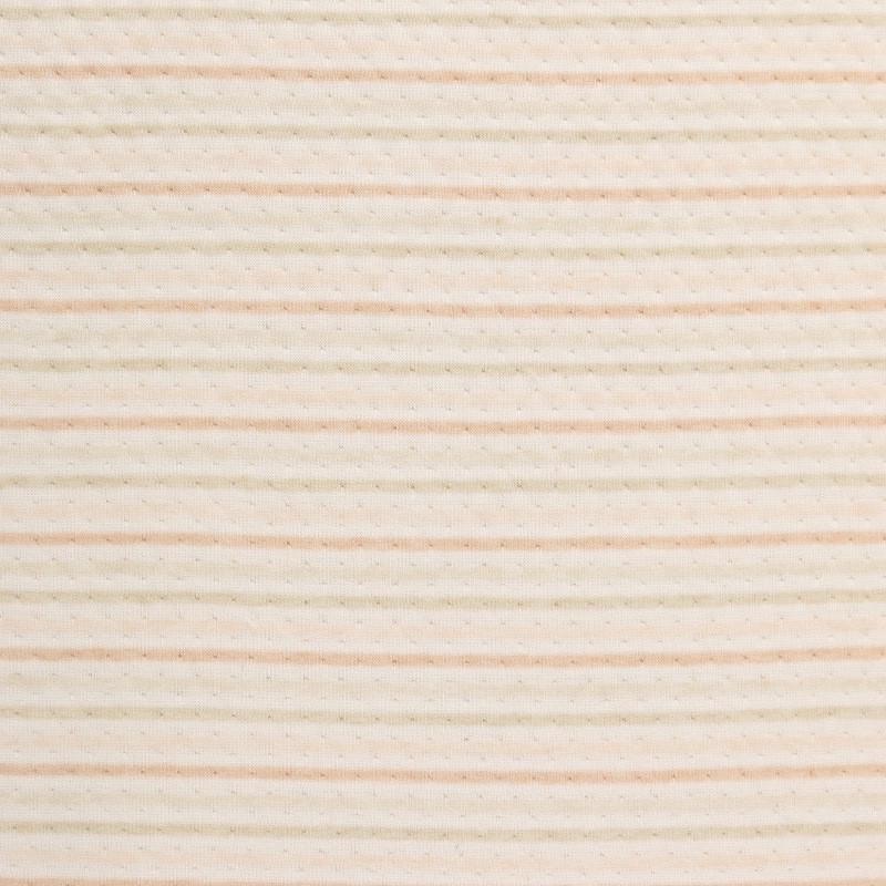 40s彩棉空气层针织提花空气层面料婴幼儿床垫空调被面料