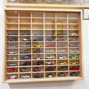 1:64多美卡风火轮模型收纳架小汽车模型展示柜火柴盒跑车收纳架