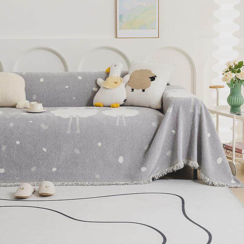 简约卡通图案沙发垫多色可选防猫抓厚实耐脏沙发罩布厂家现货,居家布艺,沙发垫,淘宝优惠券,粉丝福利购,淘宝优惠卷