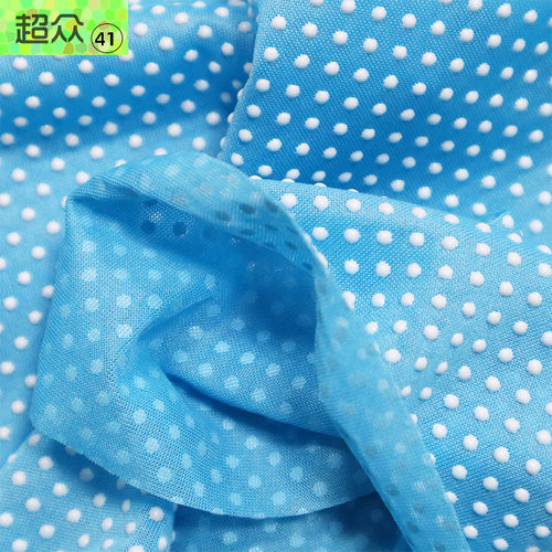 针织布加工服装服饰装饰品防滑布印花弹力瑜伽铺巾垫pvc滴塑布