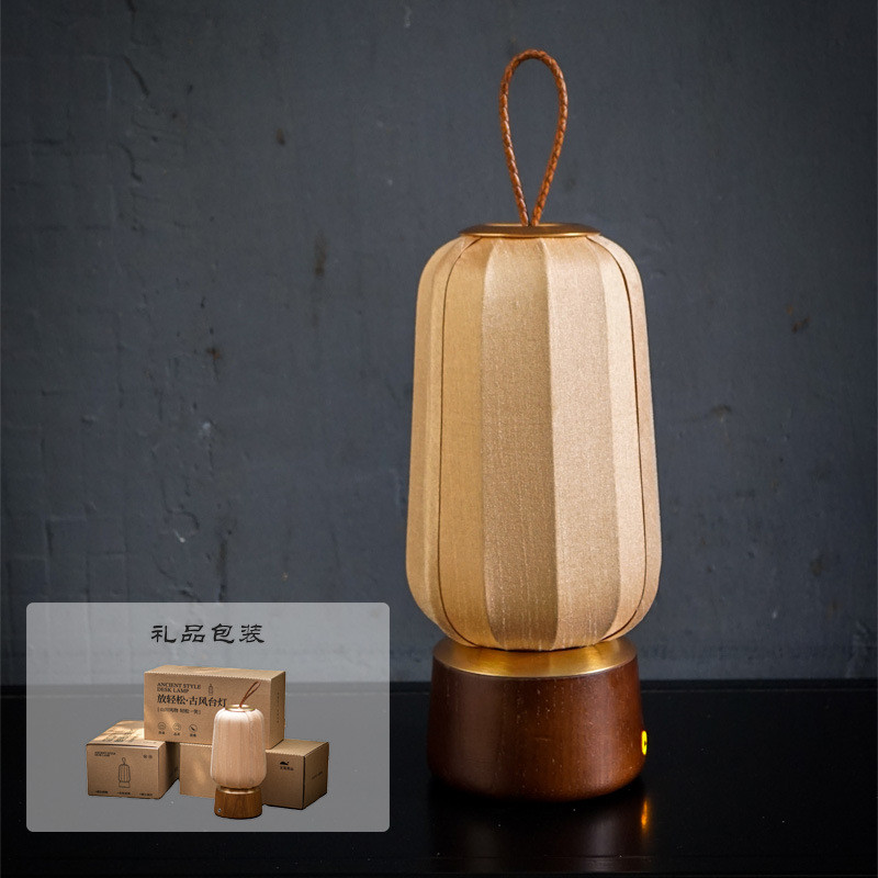 宋代美学高级感中古风台灯复古风卧室床头新中式充电氛围小夜灯