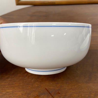 碗家用釉下手绘伴手礼陶瓷大面碗拉面碗白瓷加厚寿碗饭碗汤碗青花