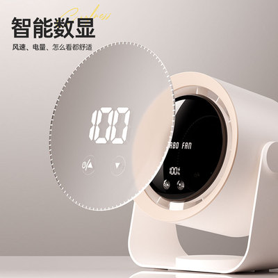 哇牛小风扇电风扇家用静音2025新款厨房台式壁挂式挂壁扇厕所台扇