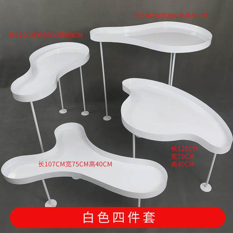 婚礼道具铁艺新款云朵甜品台甜品台商场橱窗路引装饰场地布置道具