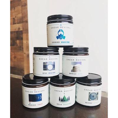 张袁记Shear Revival水晶湖水基发油发蜡发泥男士定型背头油头膏