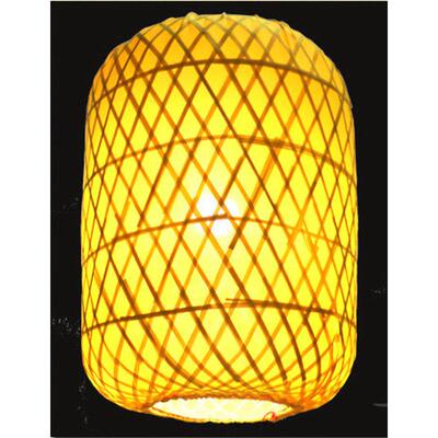 广告竹编灯笼竹子灯罩复古中式吊灯南京大排档复古竹茶楼饭店火锅