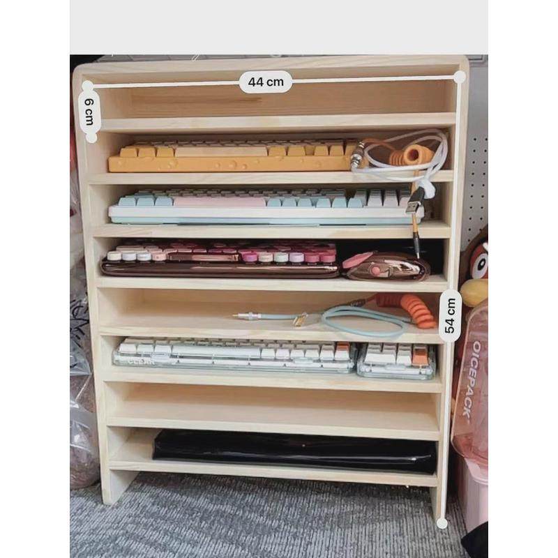 键盘收藏架文件收纳桌面置物架书报文具多层防尘木制实木柜,畜牧/养殖物资,特种养殖设备,淘宝优惠券,粉丝福利购,淘宝优惠卷