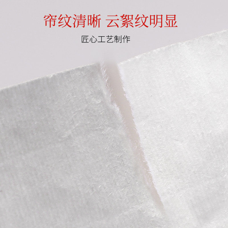 热销书法作品国展纸批发皮宣纸书法纸半生半熟加厚国画手工古法宣