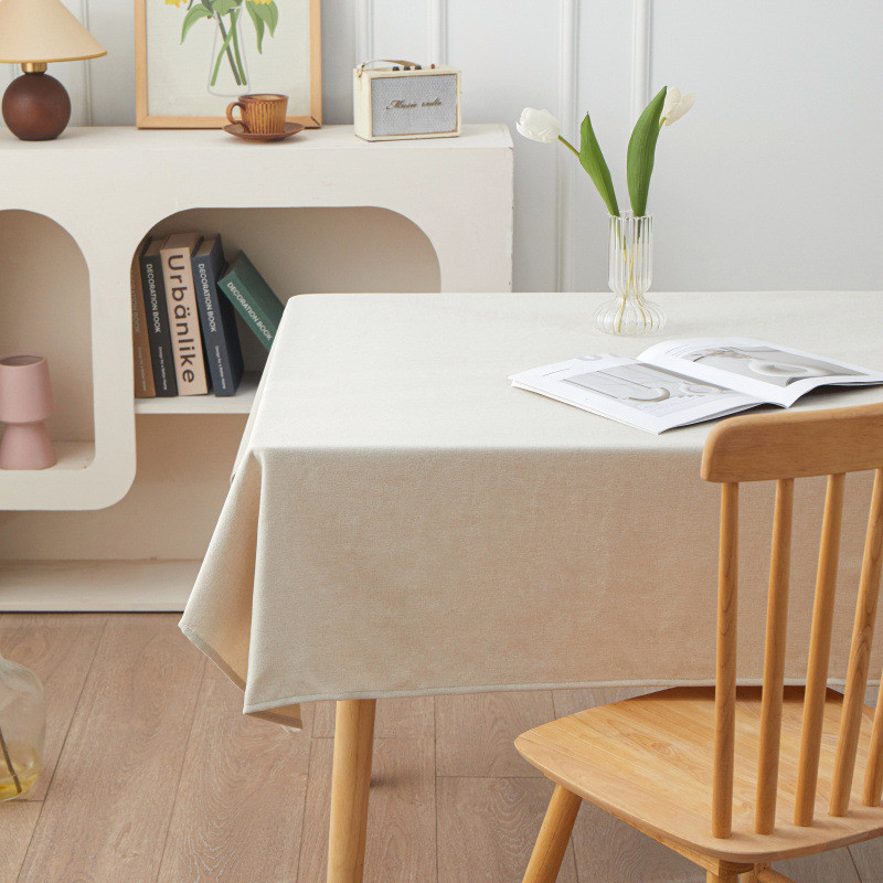 色简约会议室台布盖巾长方形桌裙活动办公酒店大尺寸桌布防水布