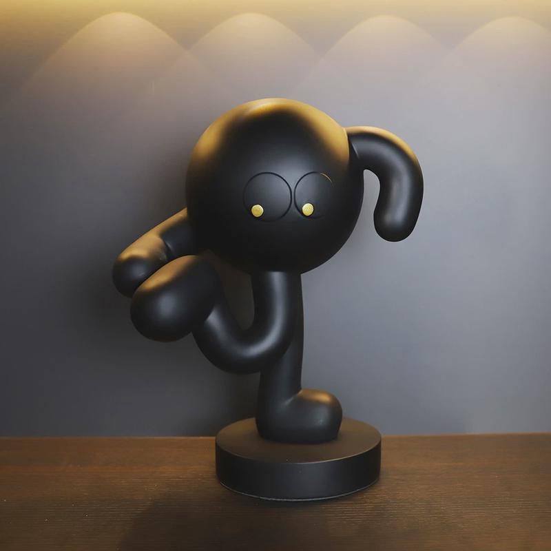 酒店玄关招财摆件抽象人物雕塑现代简约大堂艺术装置客厅软装饰品