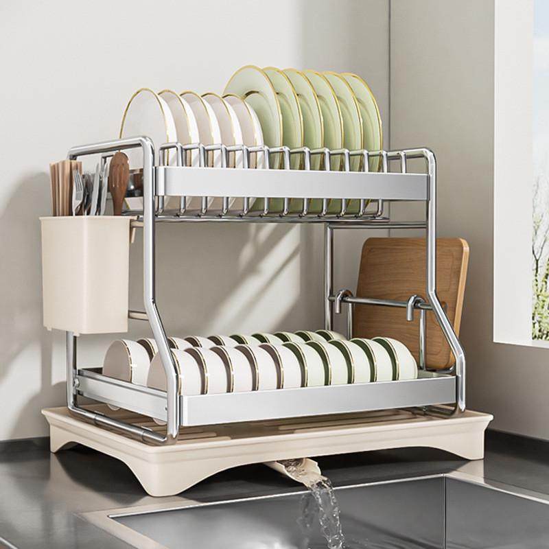 不锈钢碗碟收纳架厨房置物架台面碗架沥水篮放餐具碗筷碗盘沥水架,农机/农具/农膜,其它农用工具,淘宝优惠券,粉丝福利购,淘宝优惠卷