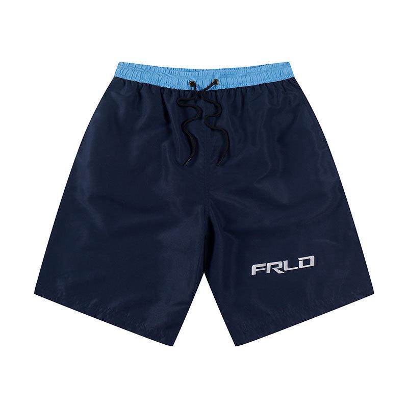 海边可下冲浪沙滩裤男速干水双层温泉宽松大码加肥加大五分游新款