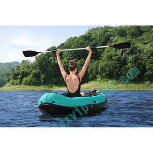 皮划艇冲锋舟双人bestway充气钓鱼船加厚冲气船户外漂流船橡皮艇