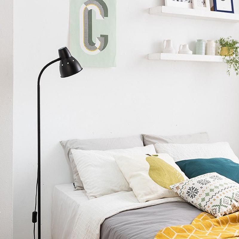 工厂爆款可调现代简约可调节软管落地灯产品整高度及方向