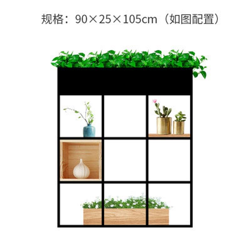 屏风铁艺餐厅矮隔断客厅玄关办公室隔断卡座花架办公室装饰置物架