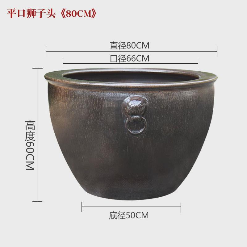 养鱼粗土缸盆老式农村储水缸老式米缸农村大水缸瓷缸养鱼睡莲荷花