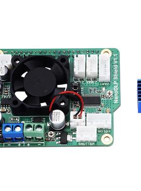 3D打印机NannoDLPShieldV1.1RaspberryPi3B光固化扩展板