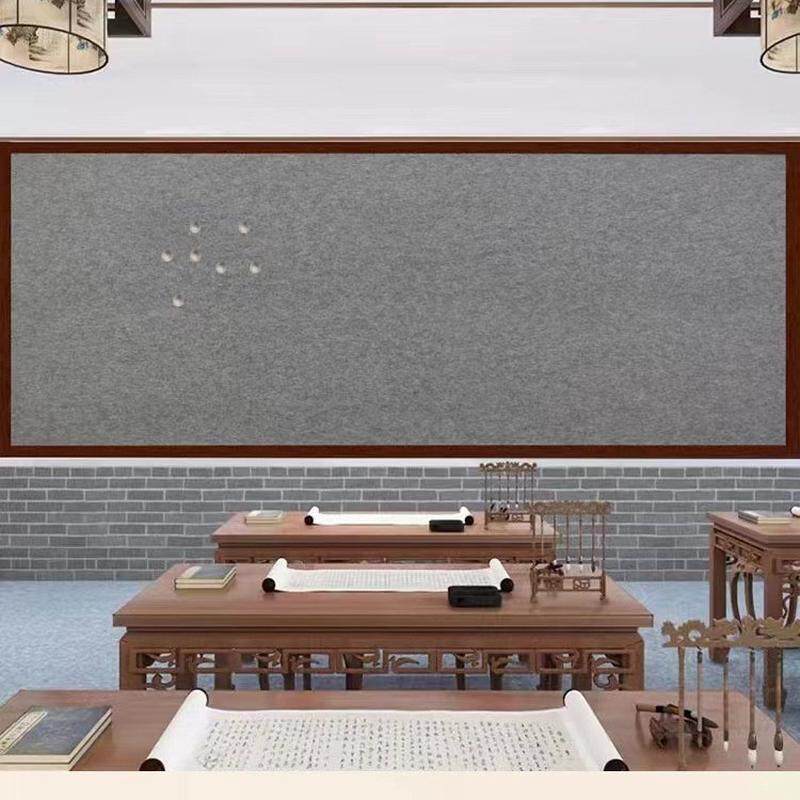 磁性毛毡墙国画书法作品毛毡书画作品展示墙磁磁吸磁力铁板毛毡
