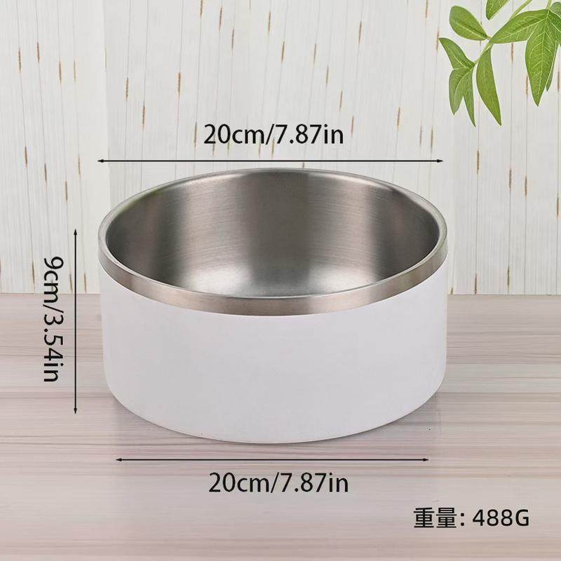 304不锈钢狗盆猫盆直立式宠物狗猫碗防倒大容量宠物食盆宠物用品