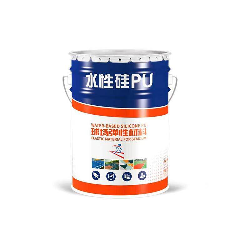 环保硅pu划线漆户外漆室外地板彩色地胶面防滑篮球场环保塑胶涂料