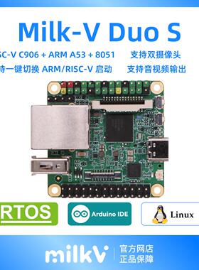 Milk-V Duo S 开发板 C906 RISC-V ARM 算能 SG2000 Arduino