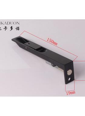 暗插销双开门不锈钢子母门隐形8寸6寸木门房门黑色门栓插