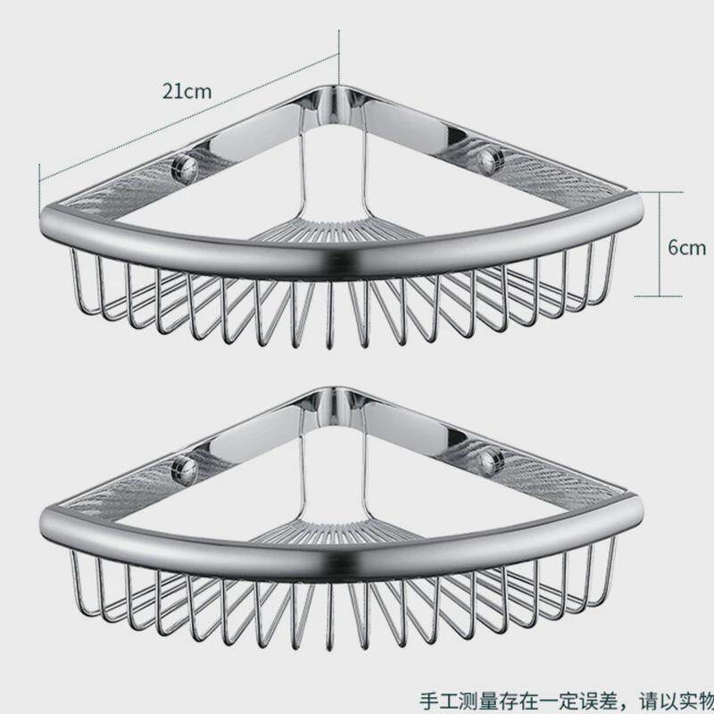 洗澡间三角置物架厕所免打孔卫生间欧式收纳壁挂式架子洗漱台墙上