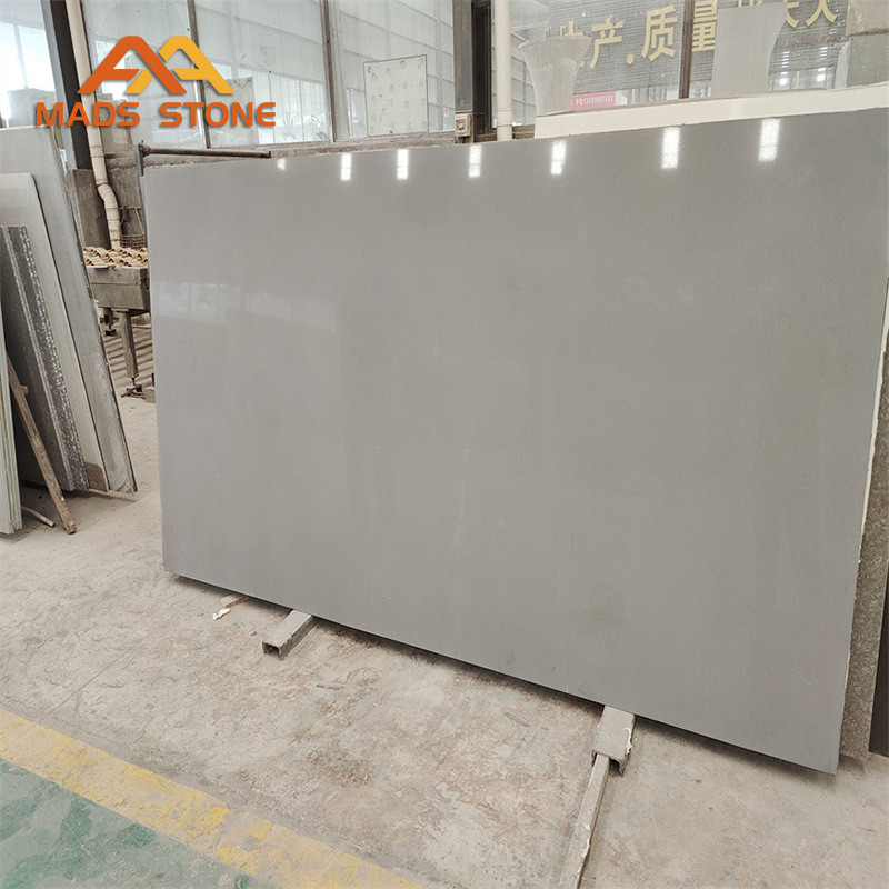 香格里拉灰色人造石英石窗台石大板楼梯踏步厨房台面岛台