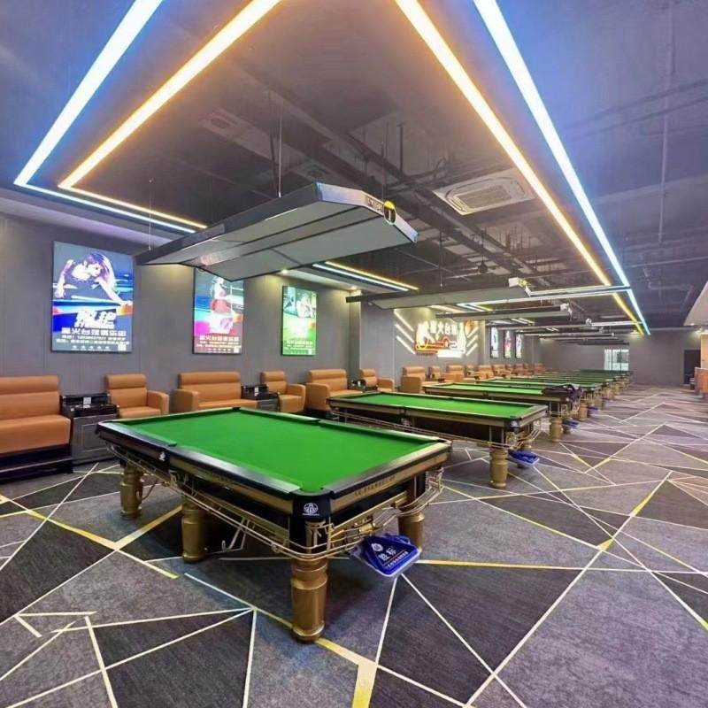 台球灯桌球长条形吊灯台球室氛围灯无缝拼接长条形办吊线办公灯