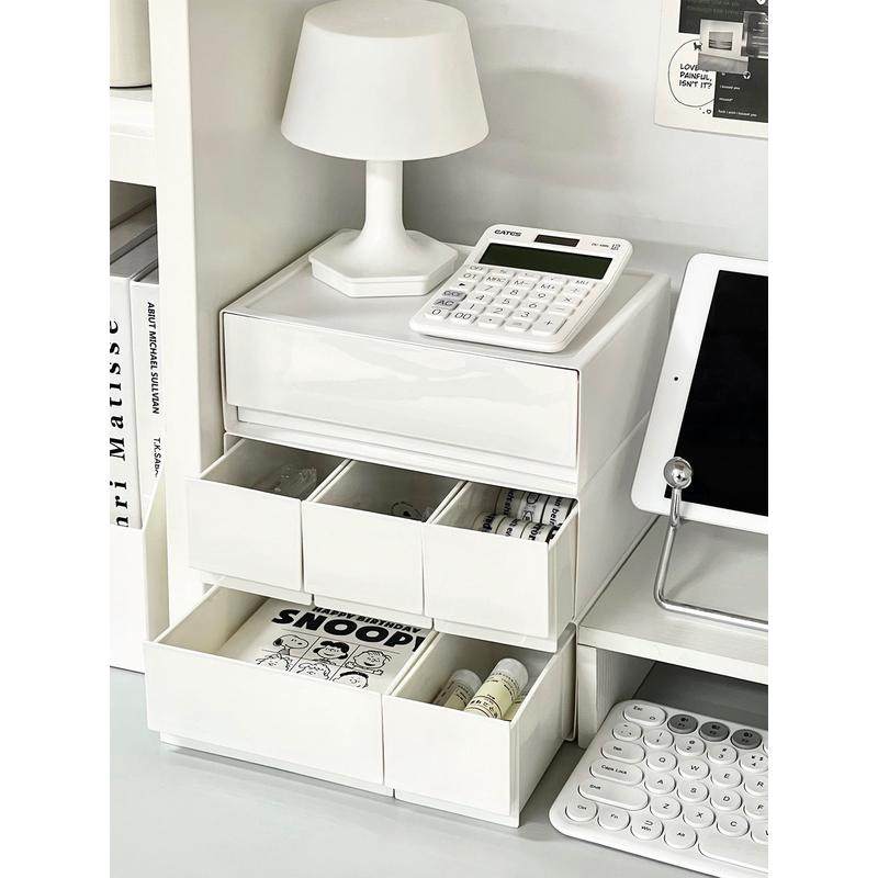 学生宿舍桌面抽屉收纳盒文具桌上置物架文件整理盒杂物防尘储物盒,收纳整理,桌面收纳盒,淘宝优惠券,粉丝福利购,淘宝优惠卷