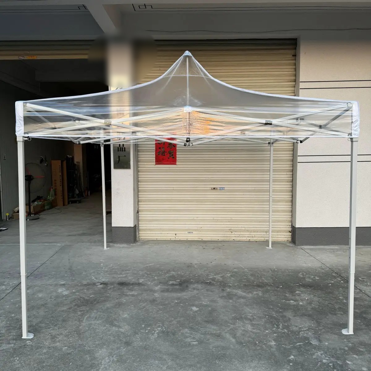 户外透明帐篷四脚折叠遮阳棚阳光房花房四脚摆摊大伞伸缩遮雨棚