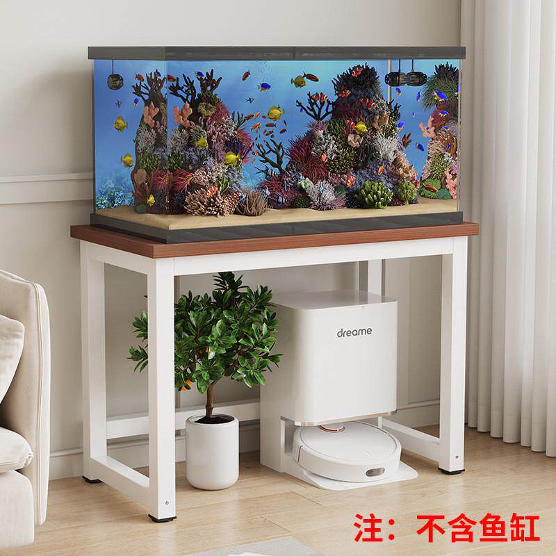 w網3顶钢木金属鱼缸桌子水簇箱子底架托架铁艺放置台可鱼缸架子值