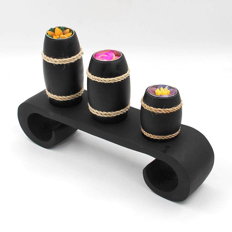 弧形木制个性烛台酒店餐厅会所客栈KTV创意木质灯餐具茶具,家居饰品,烛台,淘宝优惠券,粉丝福利购,淘宝优惠卷