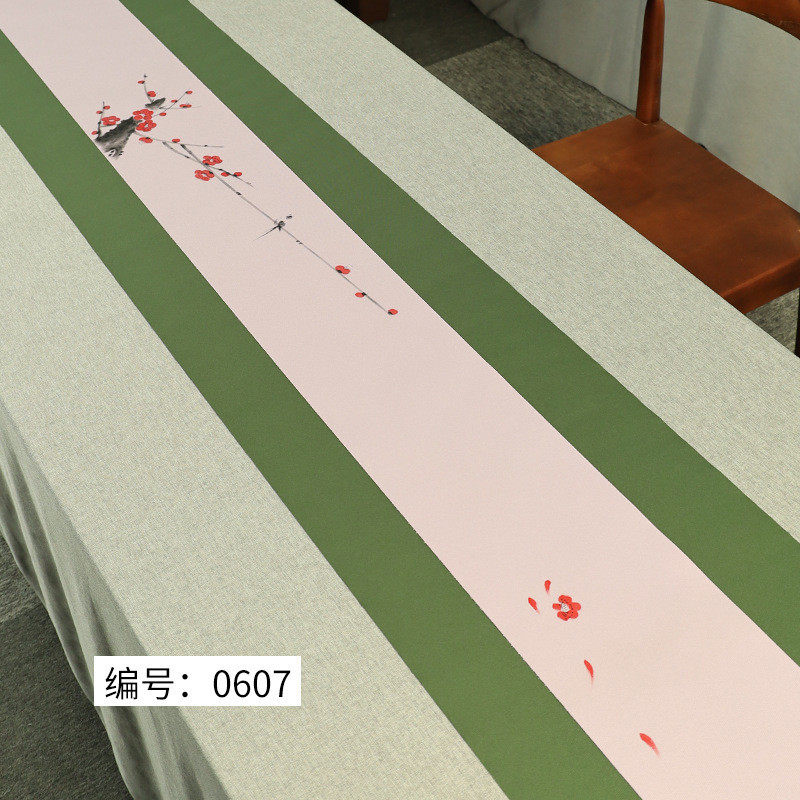 茶席防水桌旗中式席长条茶垫布茶道配件中国风绘画手绘布,居家布艺,桌布,淘宝优惠券,粉丝福利购,淘宝优惠卷