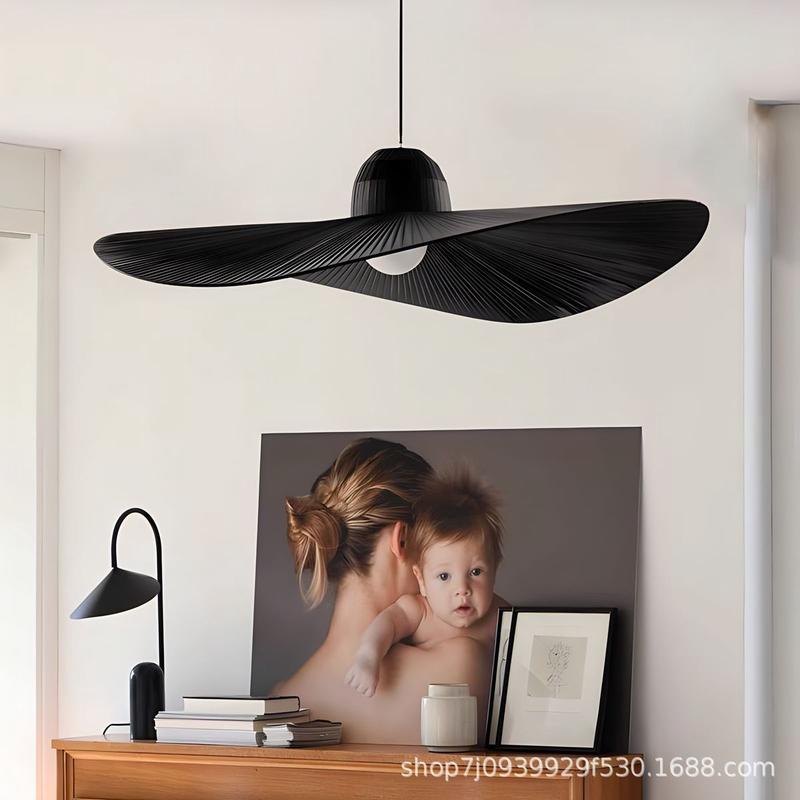 北欧餐厅吊灯创意个性简约现代卧室楼梯服装店帽子布艺客厅落地灯