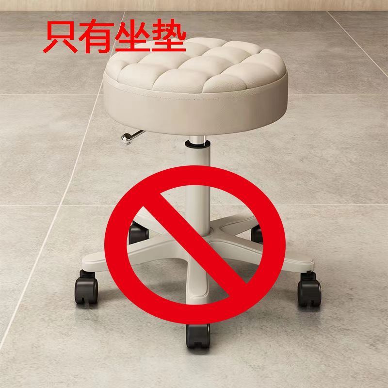 美容凳旋转滑轮移动凳美甲凳理发店美发剪发椅子大工结实滑动新款