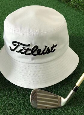 Titleist泰特利斯渔夫帽高尔夫球全新有顶帽透气遮阳帽韩版网红帽