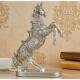 工艺品批发成德居福马银色腾空树脂摆件家居饰品创意礼品