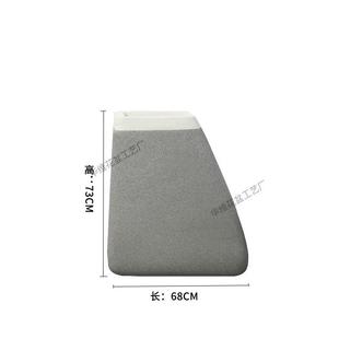 厂家斜边玻璃钢花盆定制户外组合大号花瓶室内水泥落地绿植盆栽