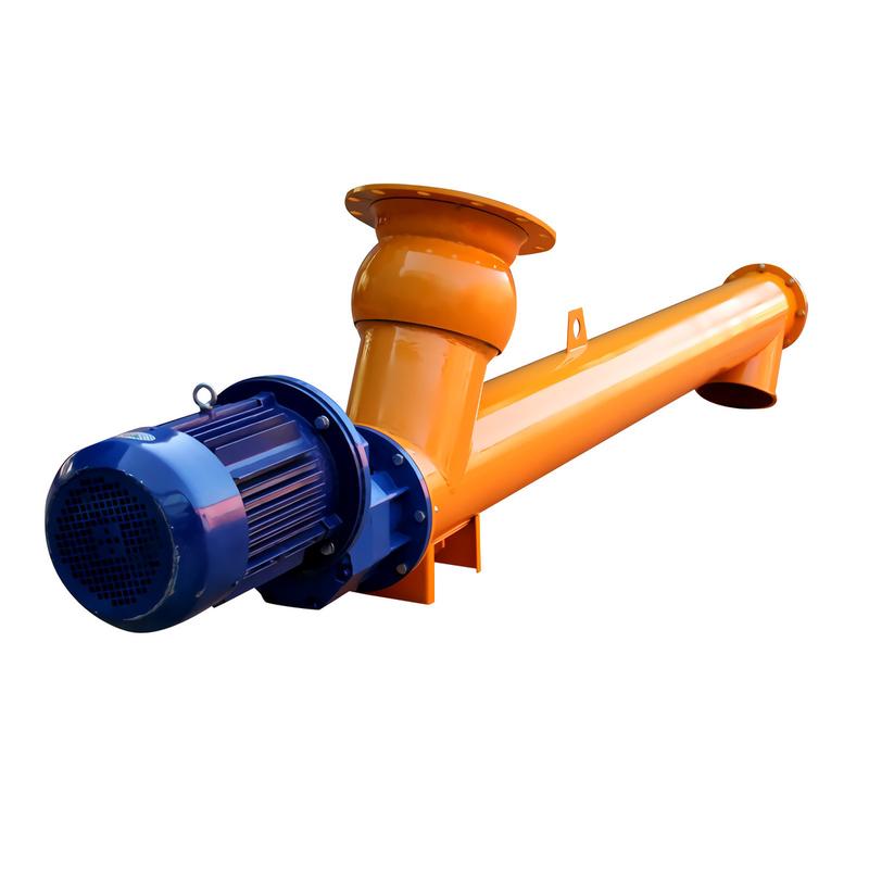 螺旋输送机管式龙219绞输送泵干粉干沙颗粒水泥搅拌站提升上料机