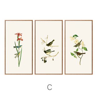 必画中式画客厅装饰画竖版酒店走廊玄关挂画油画布画芯喷绘壁画