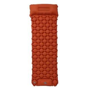 户外便捷脚踩按压式一体式tpu充气垫野营办公室午休充气床垫沙滩