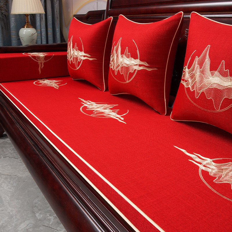 海绵垫红木沙发坐垫家具防滑罗汉床套罩椅子新中式实木沙发垫