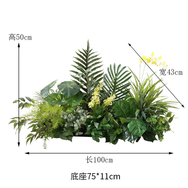 花槽室内仿真绿植盆景ins风落地北欧花艺店铺隔断植物架桌面摆花,家居饰品,仿真花/假花,淘宝优惠券,粉丝福利购,淘宝优惠卷