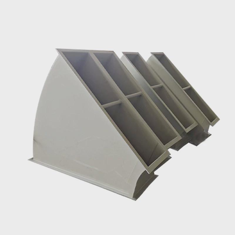 定制pp矩形风管实验室通风管pp化工管聚丙烯风管环保塑料pvc阻燃