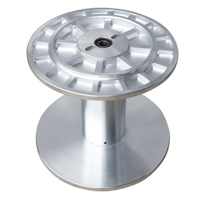 纺织机无铝盘头织带机铝合金盘头355×255工业梭机铝盘头