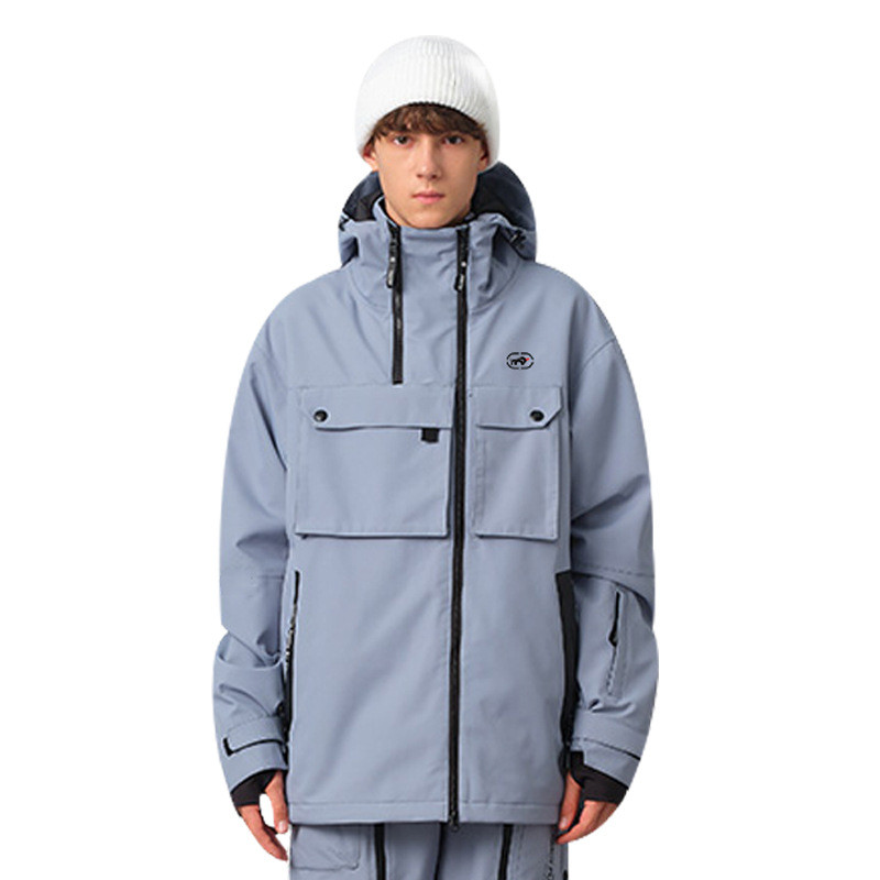 滑雪衣裤套装男防水拼接女工装雪服潮流保暖加厚定制生产加工厂